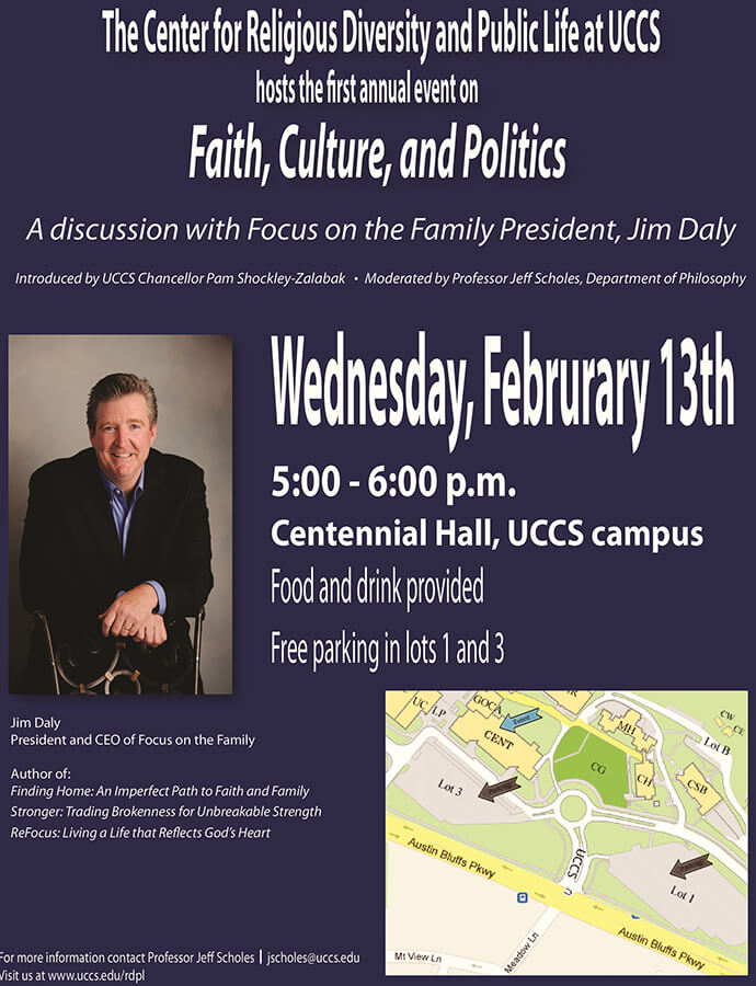 Faith, Culture, and Politics: A discussion with Focus on the Family President, Jim Daly